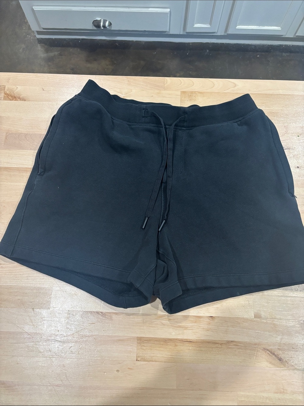 Lululemon Black Drawstring Lounge Shorts
